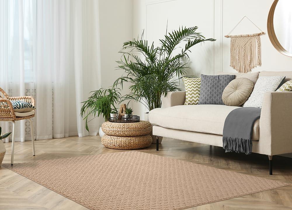 Garland Rug Town Square Tan Indoor Area Rug, 8' x 10'