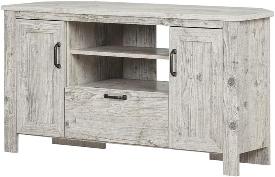 Lionel Corner TV Stand-Seaside Pine-South Shore