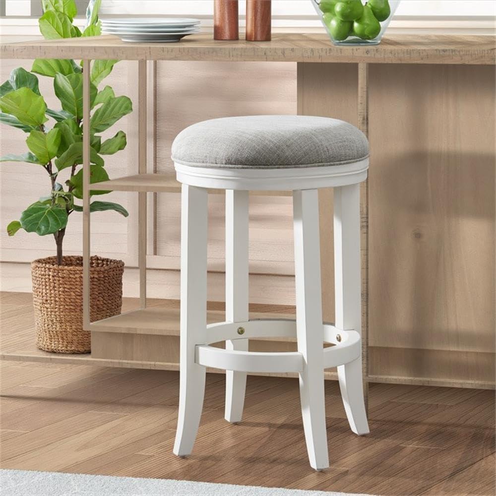 Natick Solid Rubber Wood Counter And Bar Stool