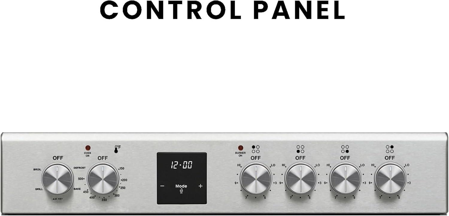 Equator Advanced Appliances Equator 24 Freestanding Electric Cooking Range in Stainless with Convection Oven