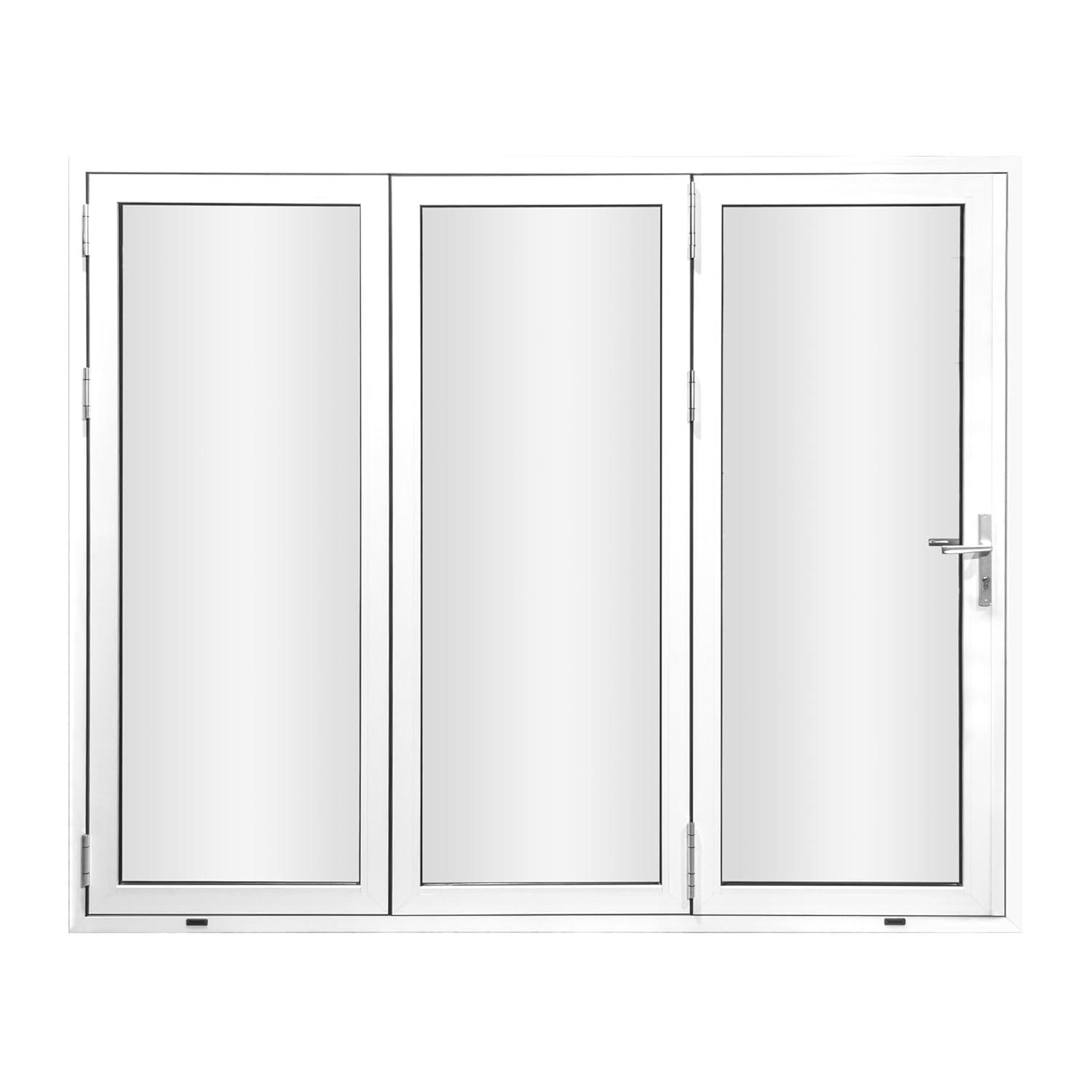 FOREVERDOORS Foever Doors 3 Panel, Folded Out, Folding Patio Door, Aluminum Folding Door