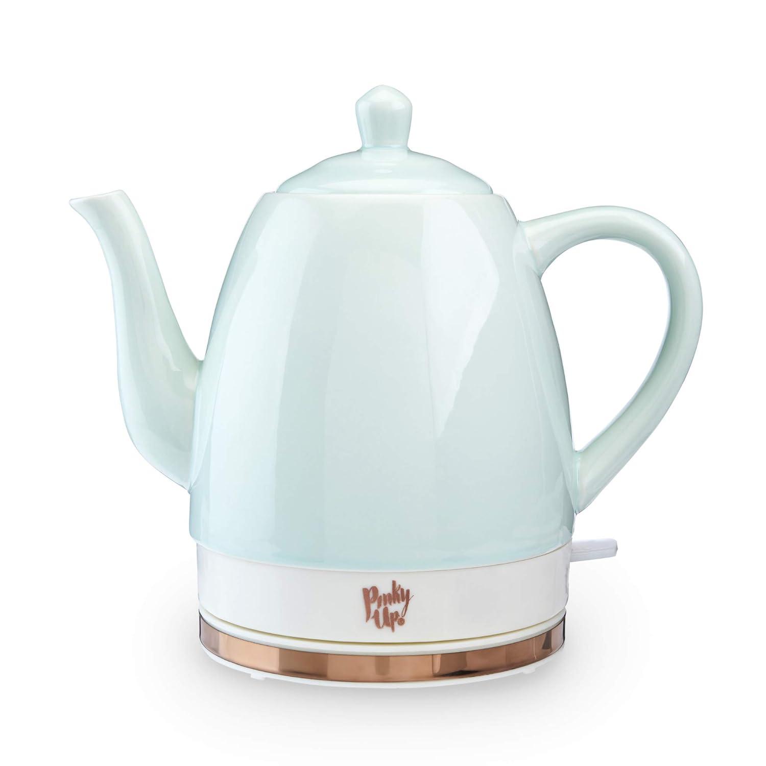 Pinky Up Noelle Ceramic Electric Tea Kettle