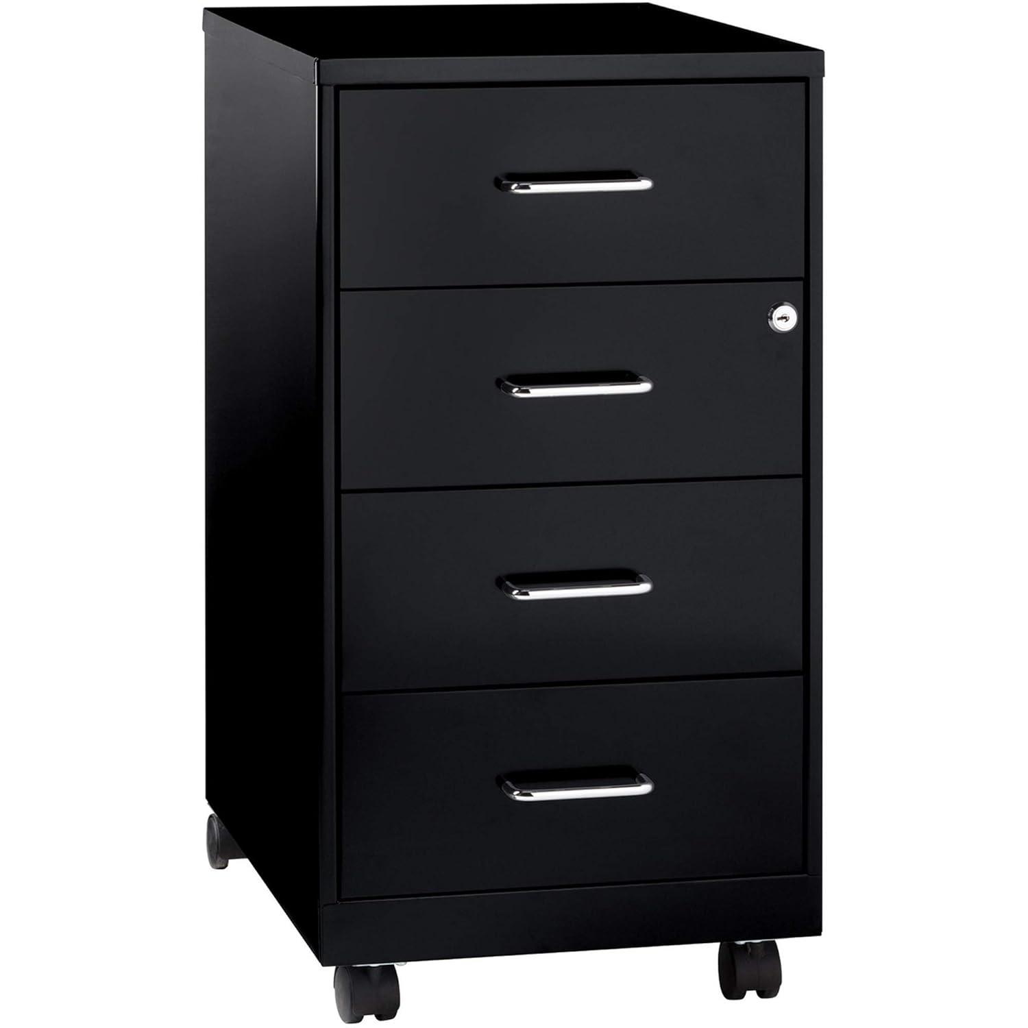 Inbox Zero Onetta 4-Drawer Mobile Vertical Filing Cabinet