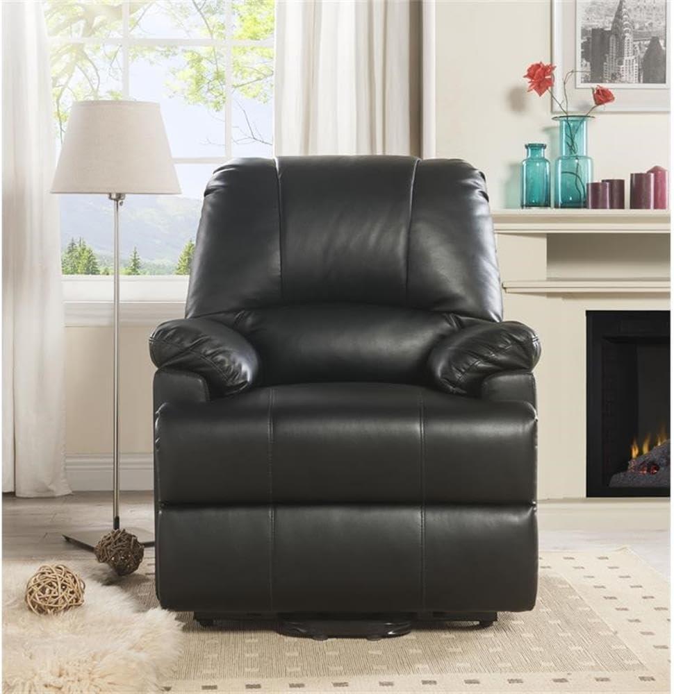 ACME Ixora Recliner with Power Lift and Massage in Black