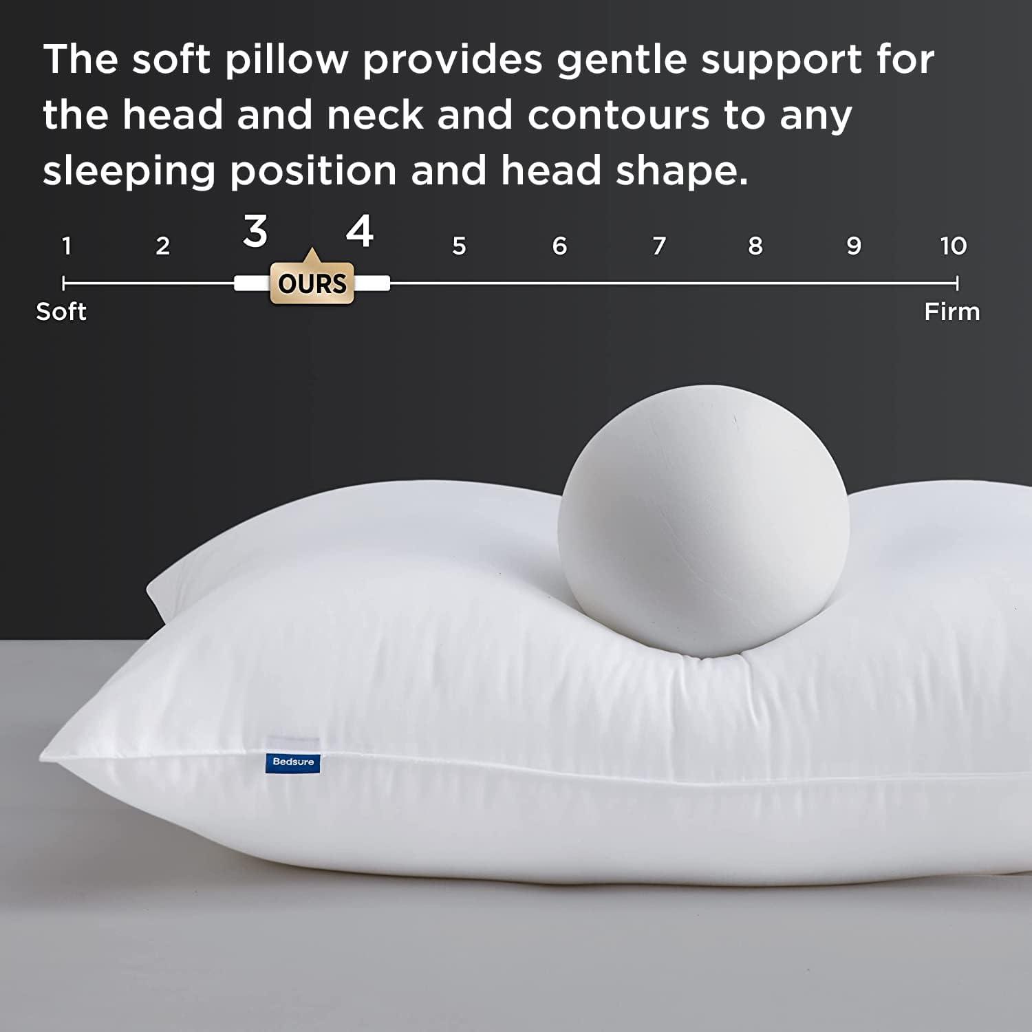 Sleeping Pillows Set of 2 Soft and Supportive - Bedsure