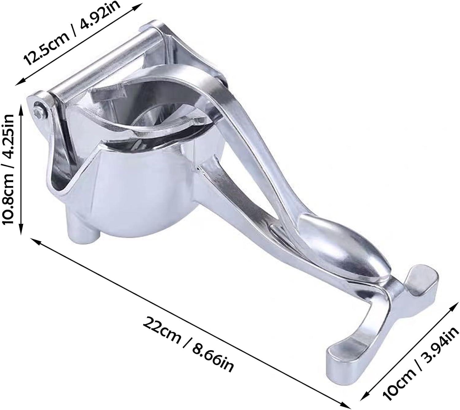 Heavy Duty Silver Stainless Steel Manual Citrus Juicer