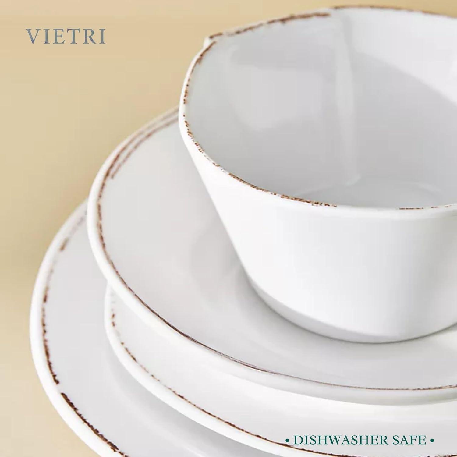 VIETRI Melamine Lastra White Pitcher