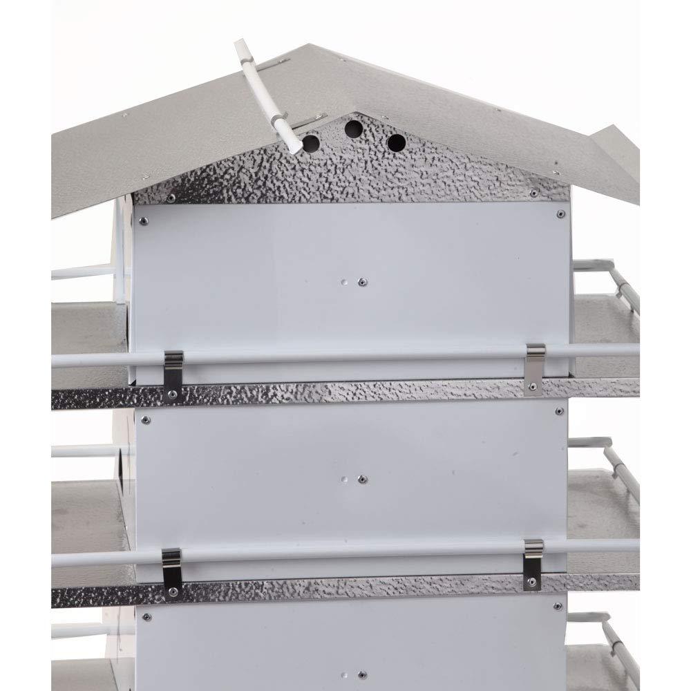 Birds Choice Birds Choice Large Coates Original 4-Level, 16-Suite Purple Martin Bird House, White/Grey