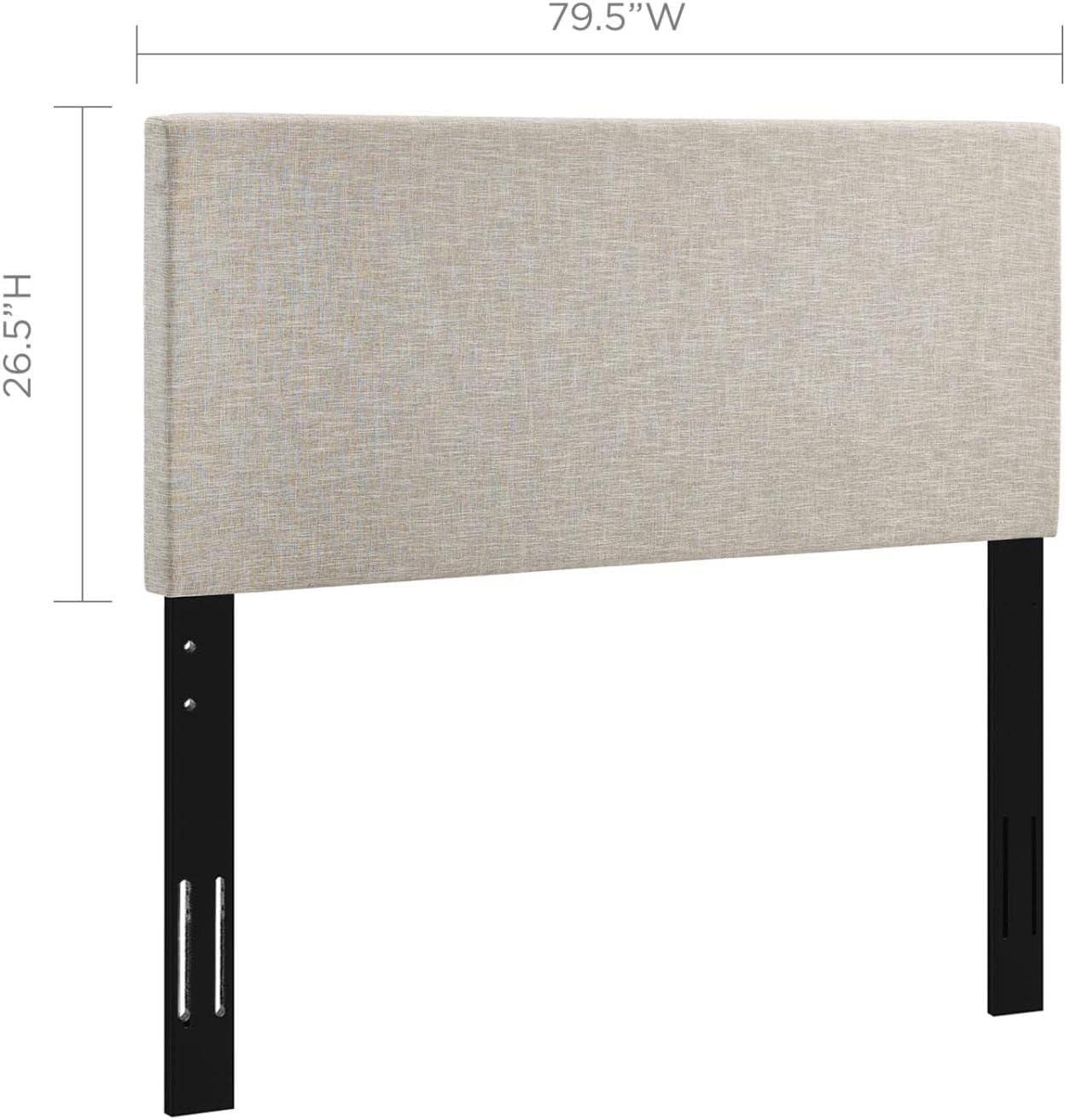 Modway Carson Carrington Stryn Upholstered Linen Fabric Headboard