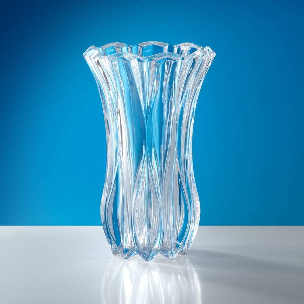 Mikasa Blossom 12 in. Glass Vase