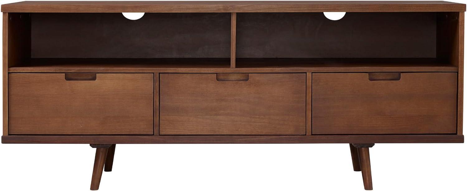 Walker Edison TV Stand for TVs up to 65", Walnut