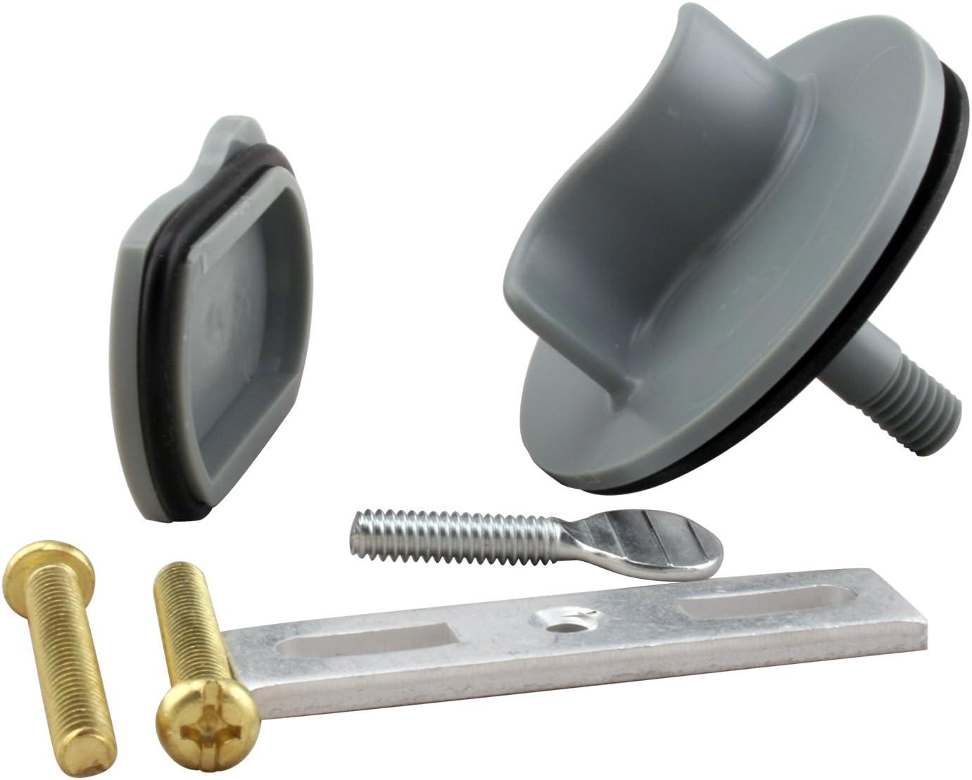 Westbrass TK-2 2-3/4 in. Plastic 2-Hole Waste and Overflow Assembly Water Pressure Test Kit Plug