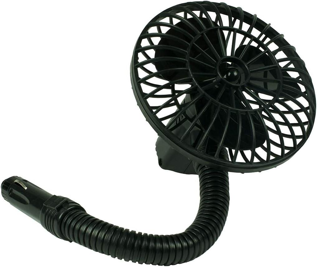 Koolatron 12V 5.6" Oscillating Car Fan