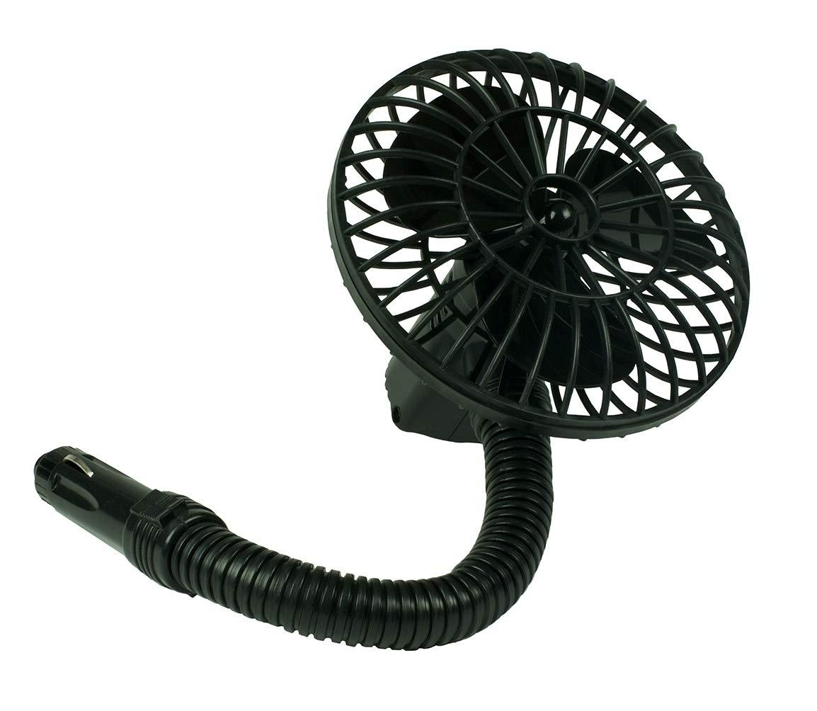 Koolatron 12V 5.6" Oscillating Car Fan
