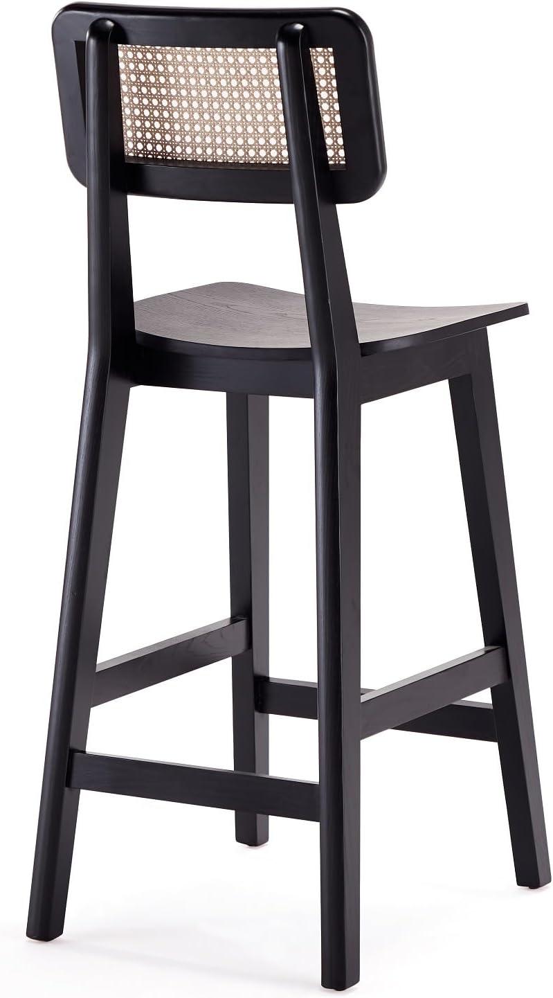 Versailles Wood Counter Height Barstool - Manhattan Comfort