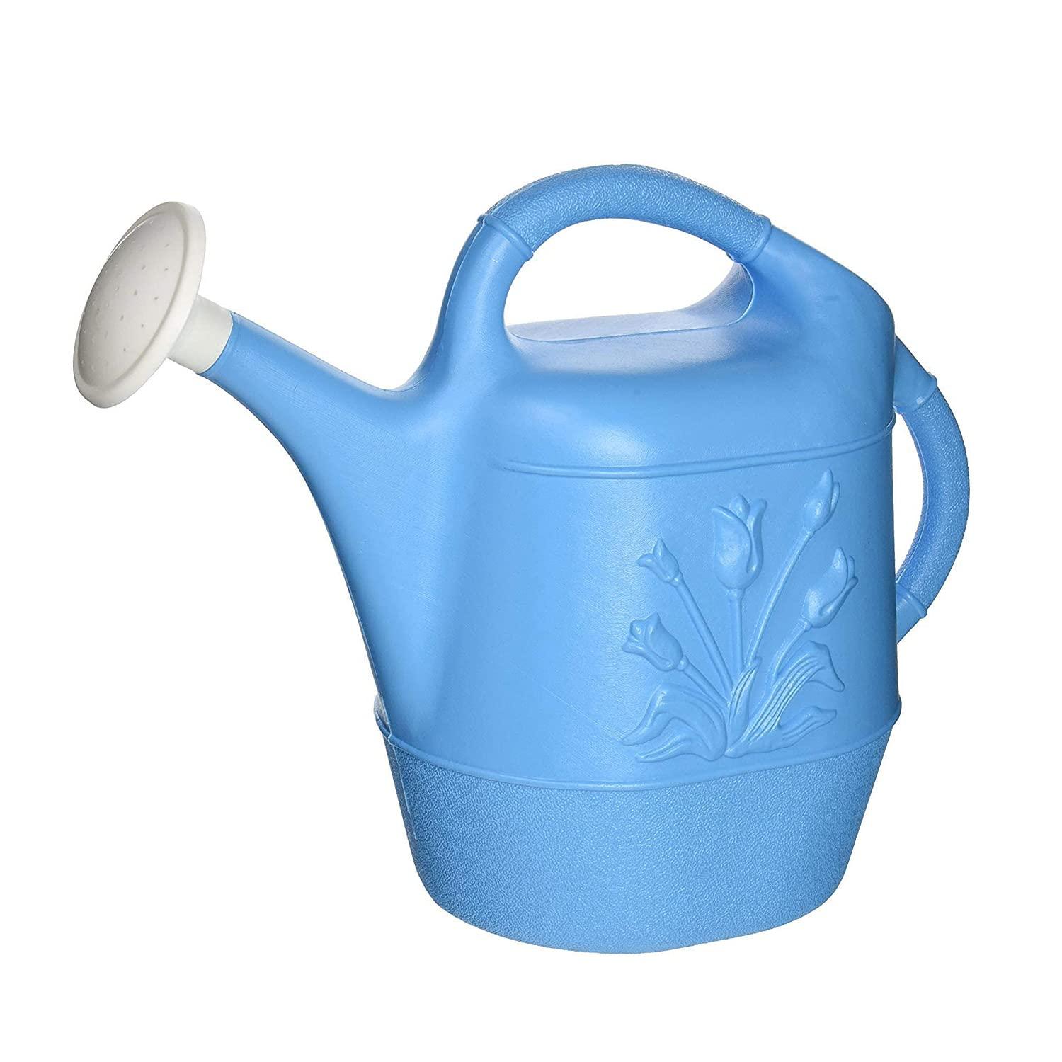 PMU PMU 2 Gallon Watering Can - Plastic Water Can with Detachable Sprinkler Head Pkg/1