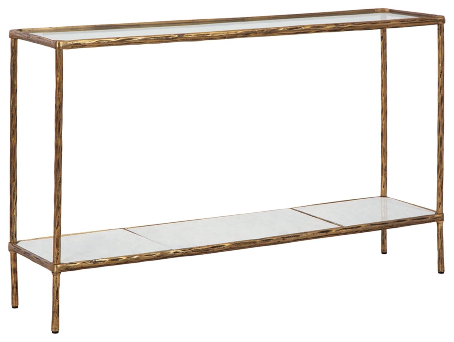 Signature Design by Ashley Casual Ryandale Console Sofa Table, Antique Black
