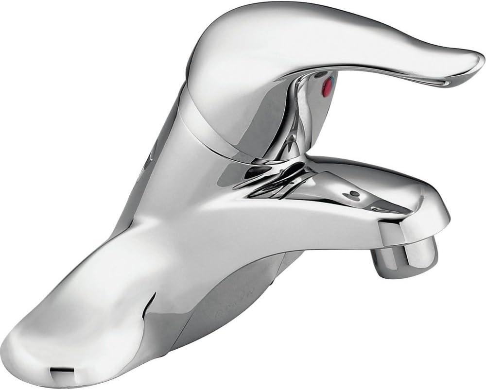 Modern Chrome Centerset Single-Handle Bathroom Faucet