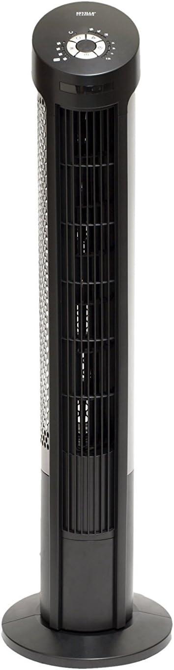 Seville Classics Ultra Slimline Tower Fan Combo Pack - 40" Tower Fan & 17" Personal Tower Fan, Black