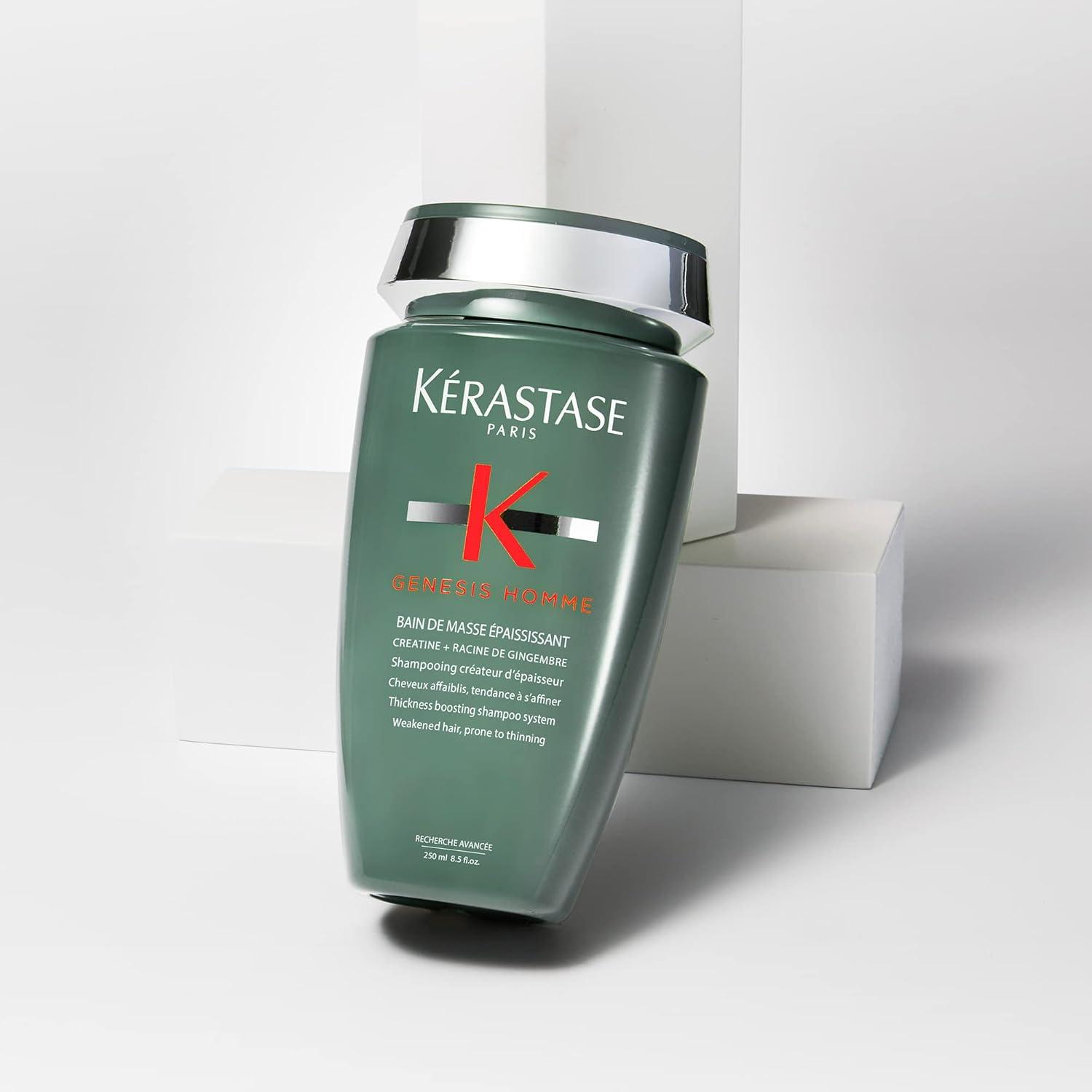 Kerastase K Genesis Homme Bain De Masse Epaississant Thickness Boosting Shampoo System, 8.5 oz