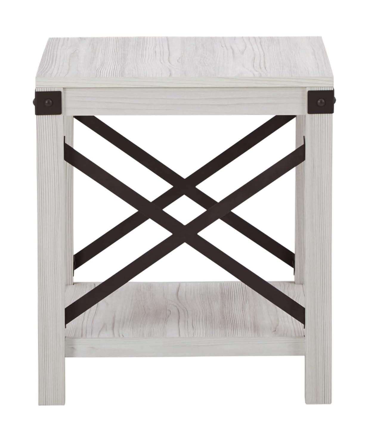 Bayflynn Square End Table White - Signature Design by Ashley
