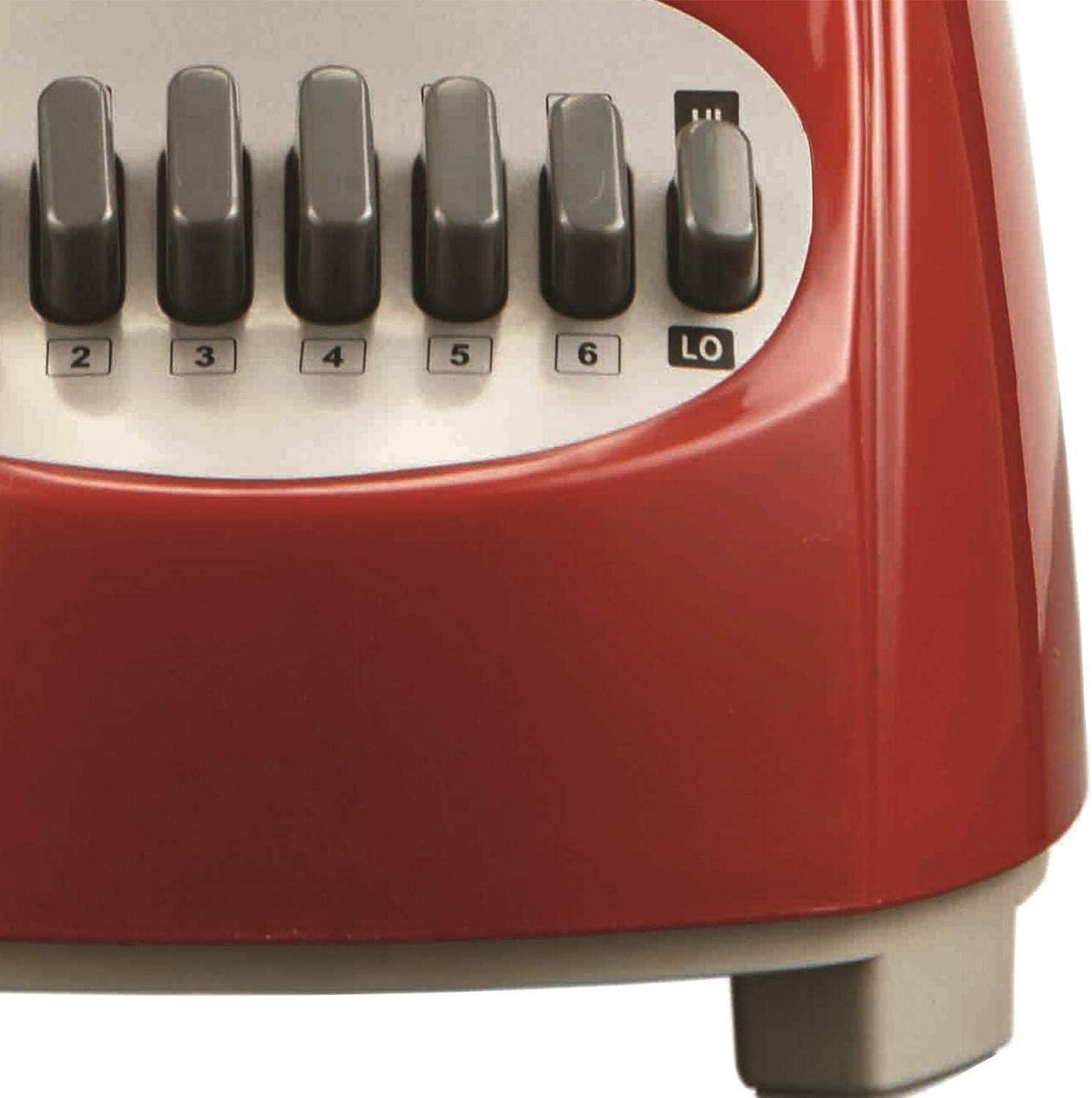 Brentwood 12-Speed Blender Glass Jar in Red