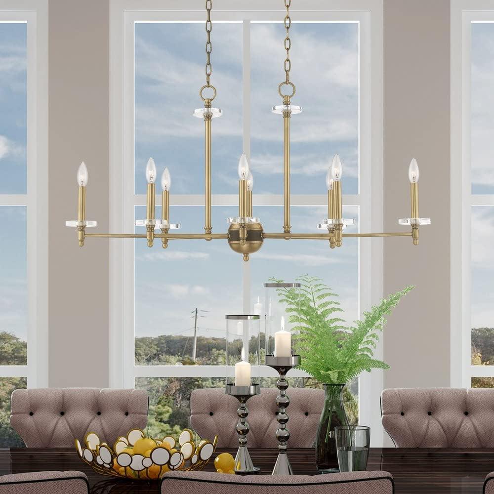 Willa Arlo™ Interiors Christofer 8 - Light Dimmable Transitional Linear Chandelier