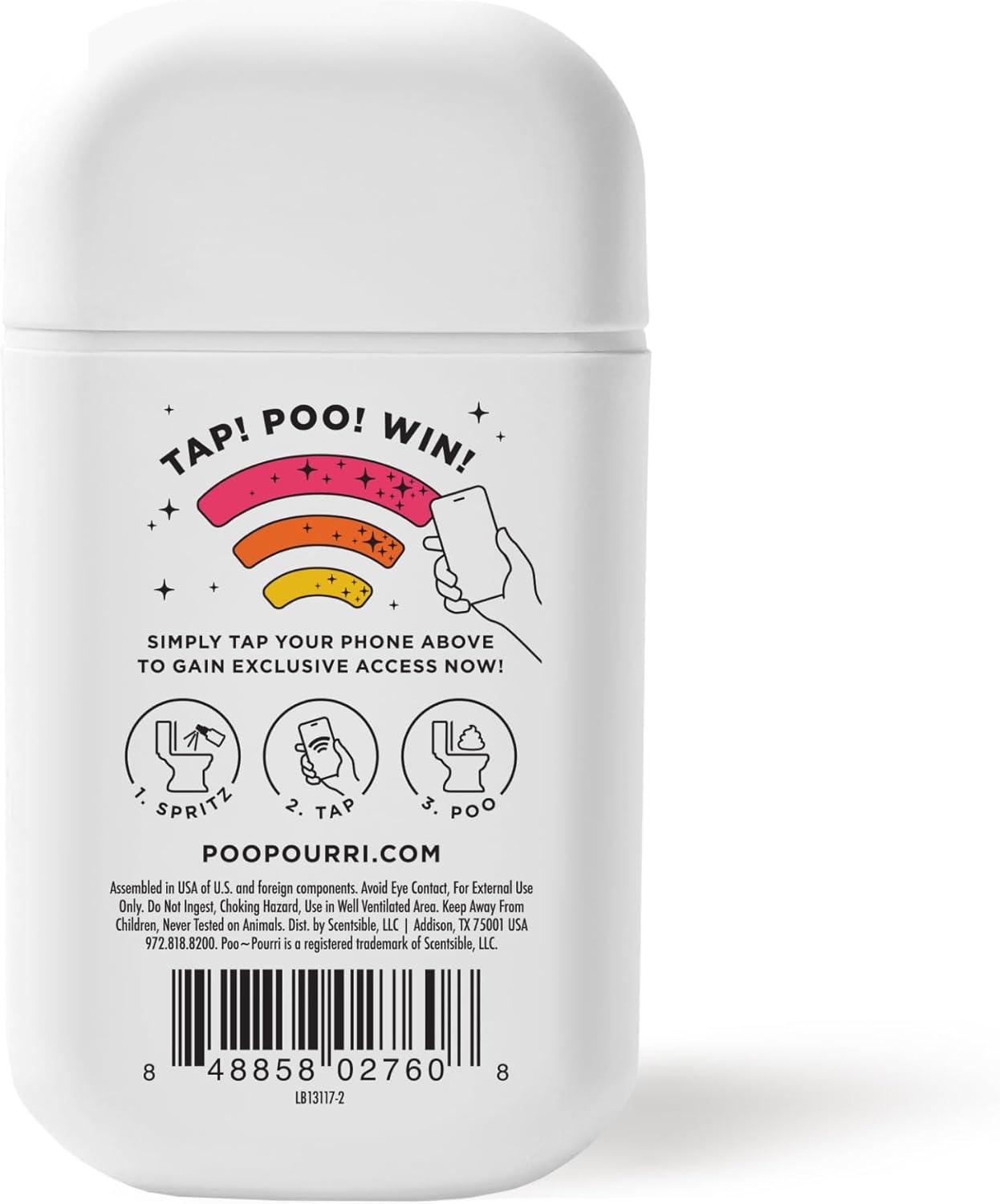 Poo-Pourri Before-You-Go Toilet Spray, Bloom In The Bathroom Set, 1 Fl Oz Pocket Travel Size - Citrus, Orchid, Vanilla and Jasmine