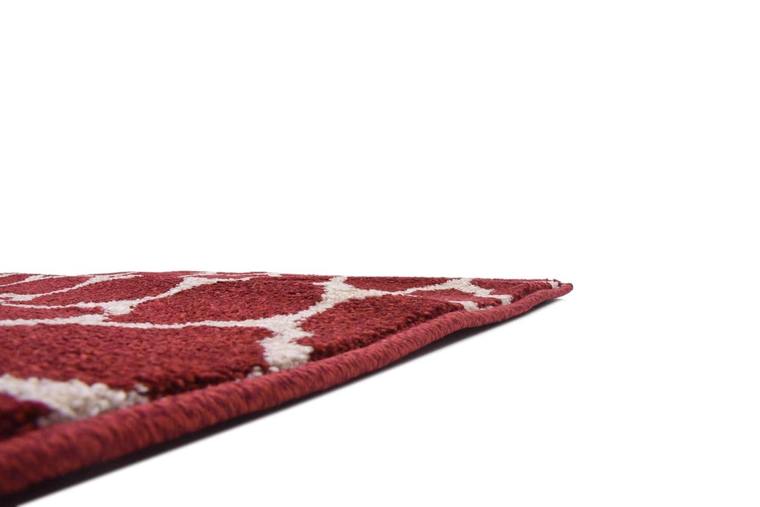 Unique Loom 2' 0 x 6' 1 Trellis Philadelphia Dark Terracotta Area Rug