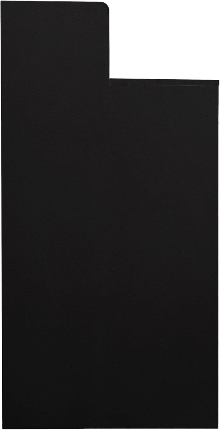 Flash Furniture Commercial Grade Tray Top Trash Enclosure With Drop Hole