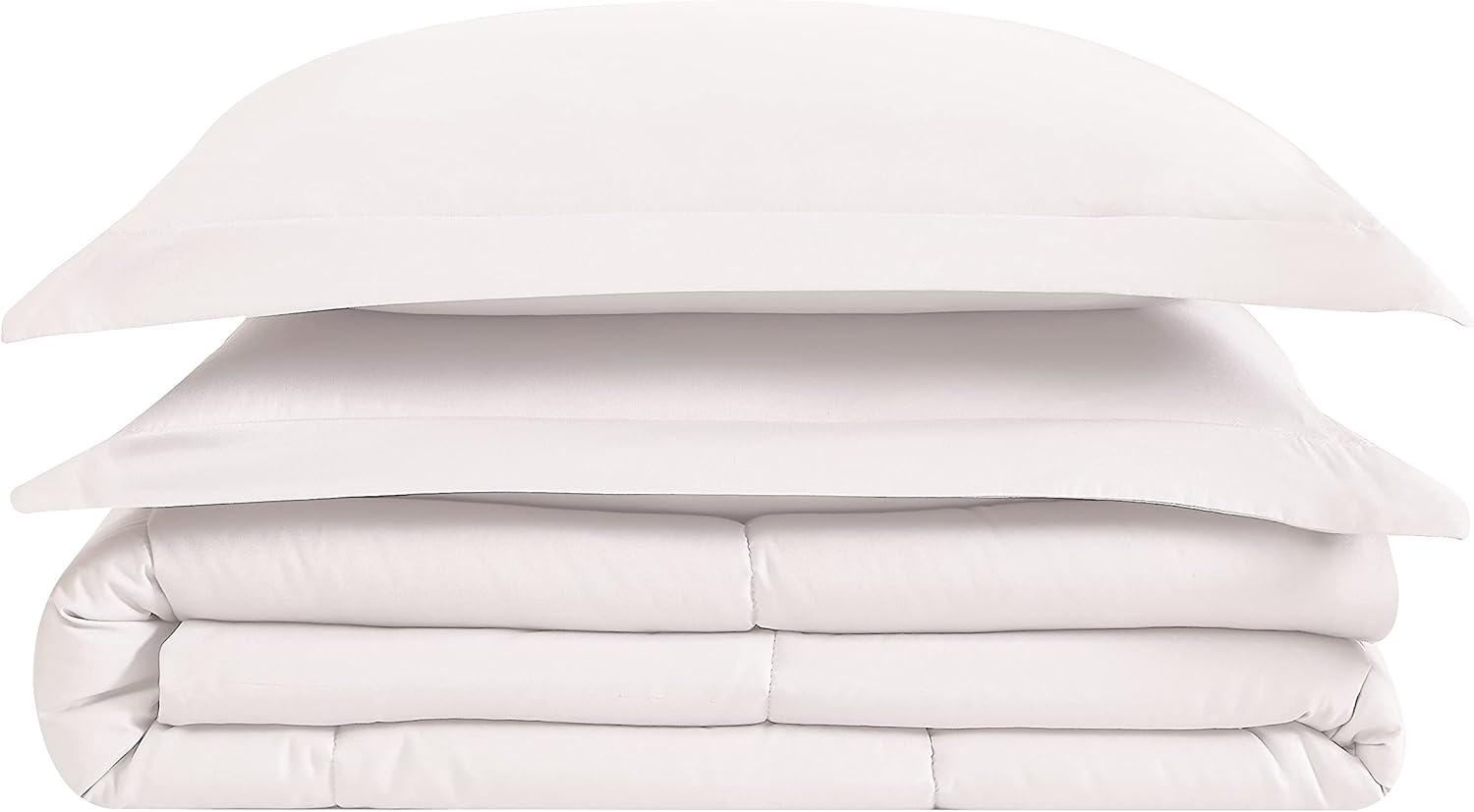 Garment Wash Solid Quilt Set - London Fog