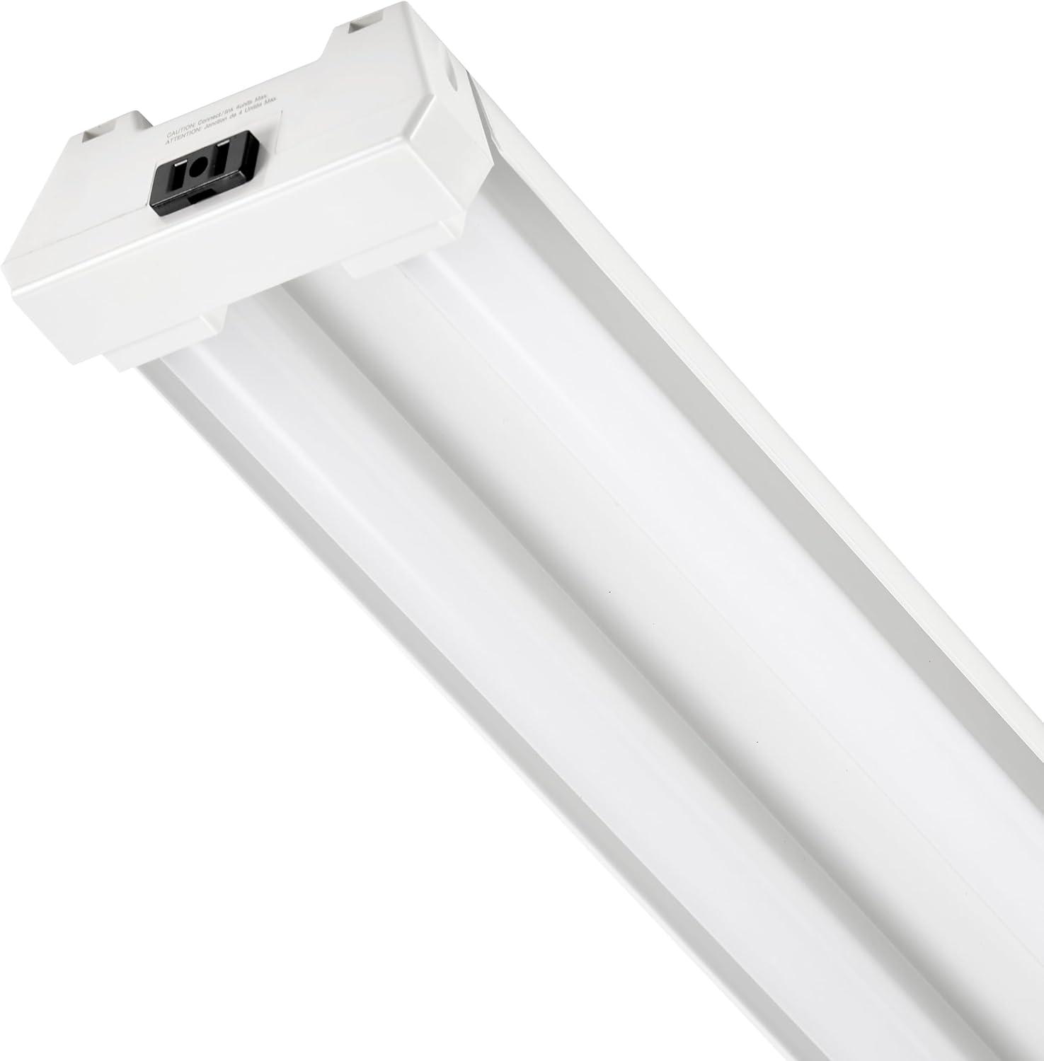 Maxxima 4ft. LED Shop Light - 40W, Linkable, 5000K, 4400 Lumens, Plug-in, Pull Chain, Energy Star