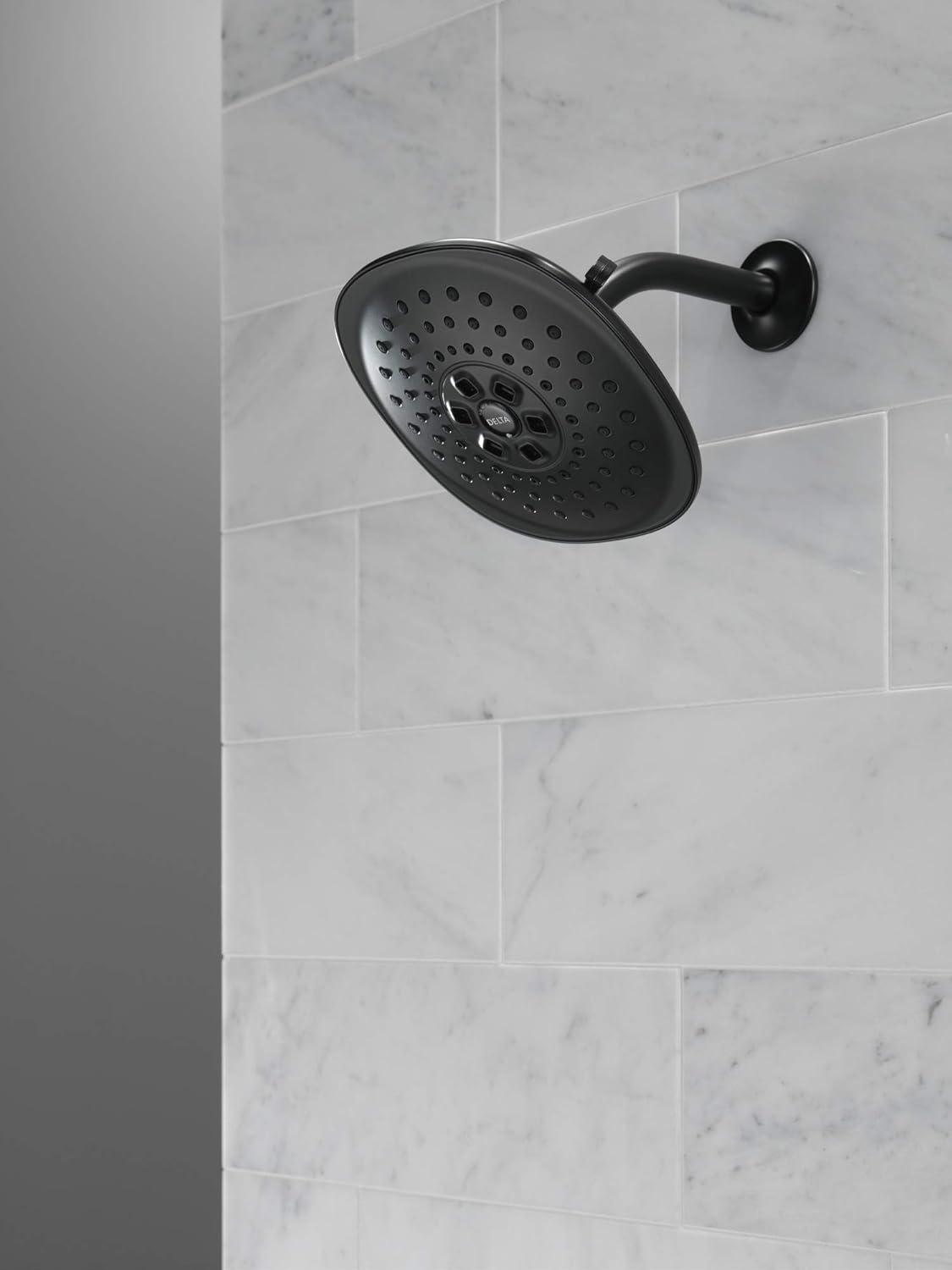 Universal Showering Components Shower Head in Matte Black