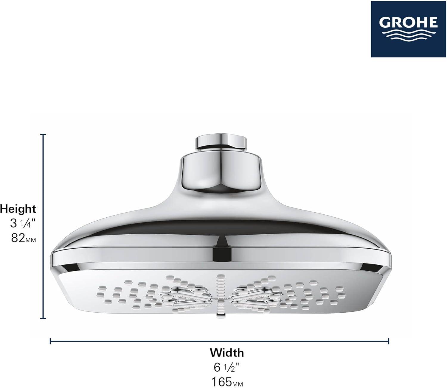 GROHE Eurocube Pressure Balance Rain Shower Set 29433000
