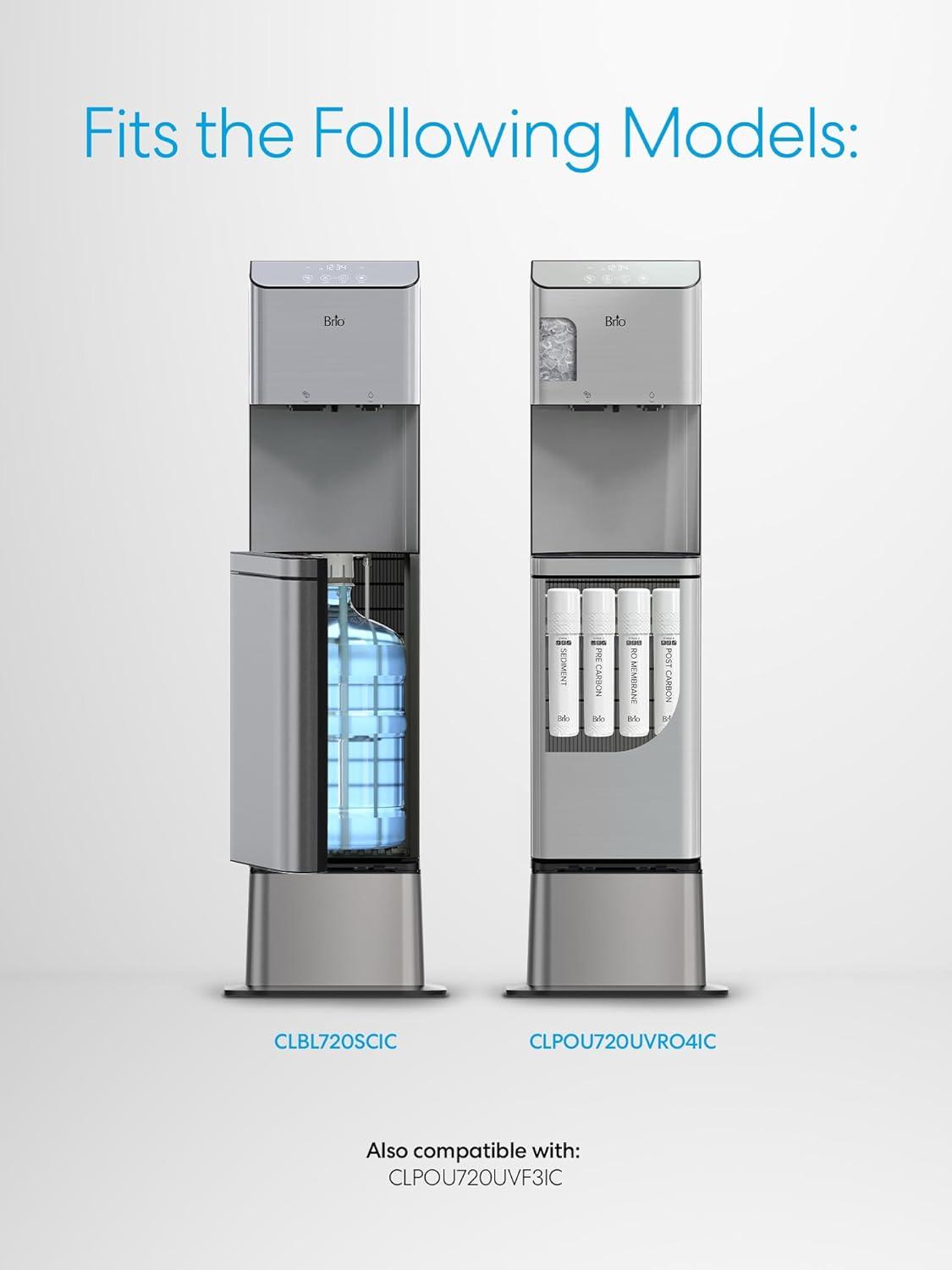 BRIO Water Cooler Base - 720 Series Ice Maker Bottled & Bottleless Water Dispensers