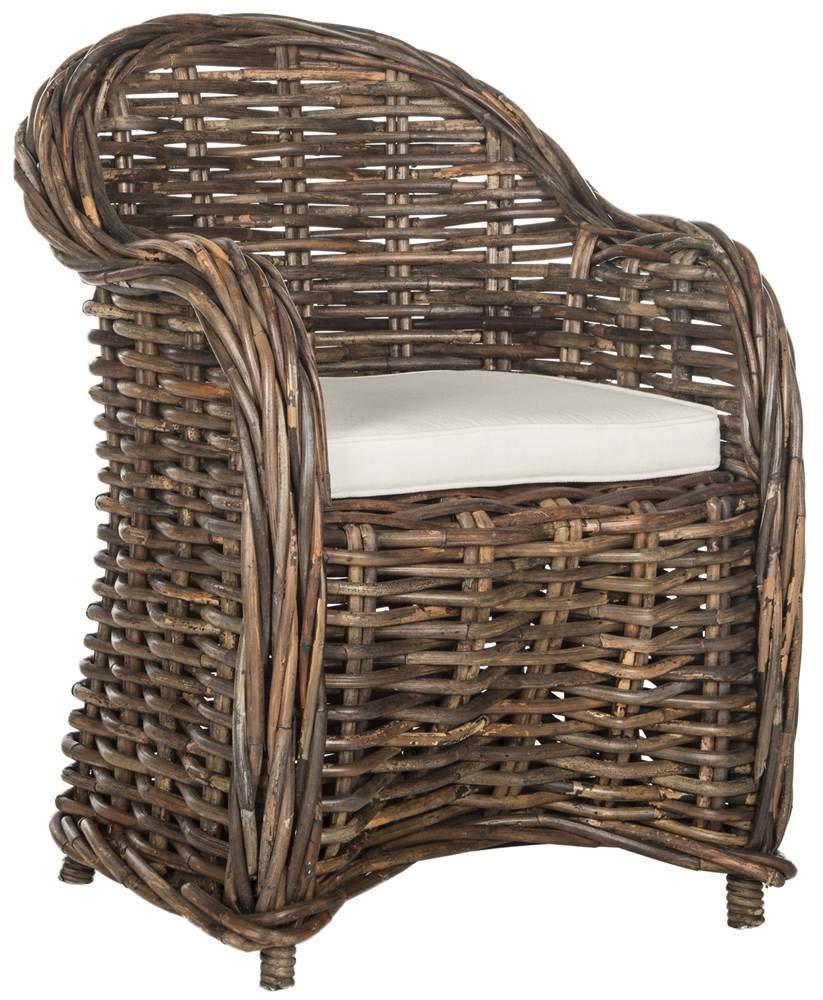 Nita Club Chair - SEA7003A - Natural - Safavieh