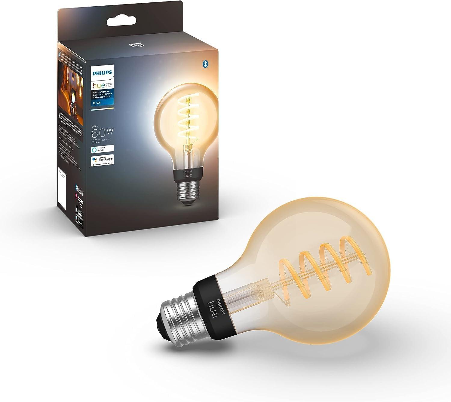 Philips Hue LED Filament Light Bulb