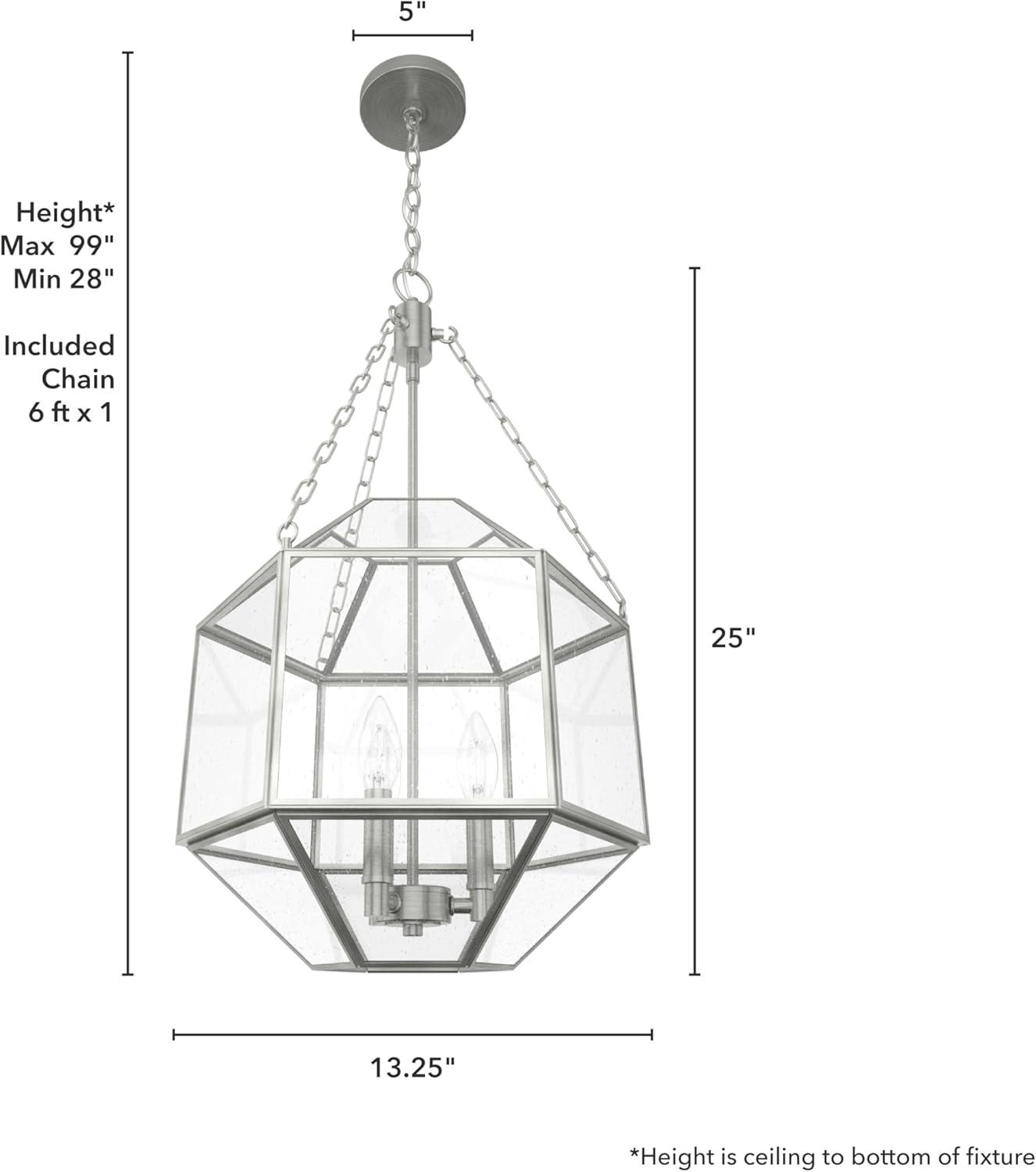 Indria 3 - Light Geometric Pendant