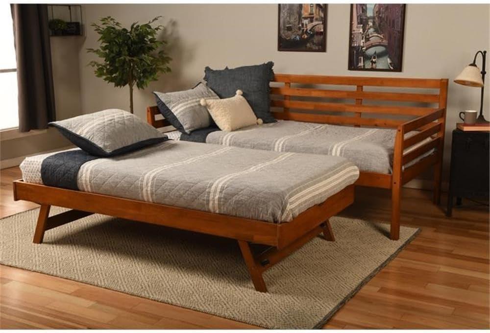 Kodiak Furniture Twin to King Size Daybed in Mahogany Wood