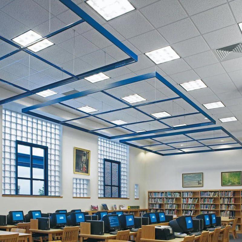 Armstrong 2x2 CORTEGA Acoustic Ceiling Tiles for Suspended Ceiling Grids, 16-tiles per pack, White