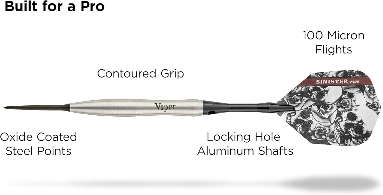 Viper Sinister 95% Tungsten Steel Tip Darts 24 Grams