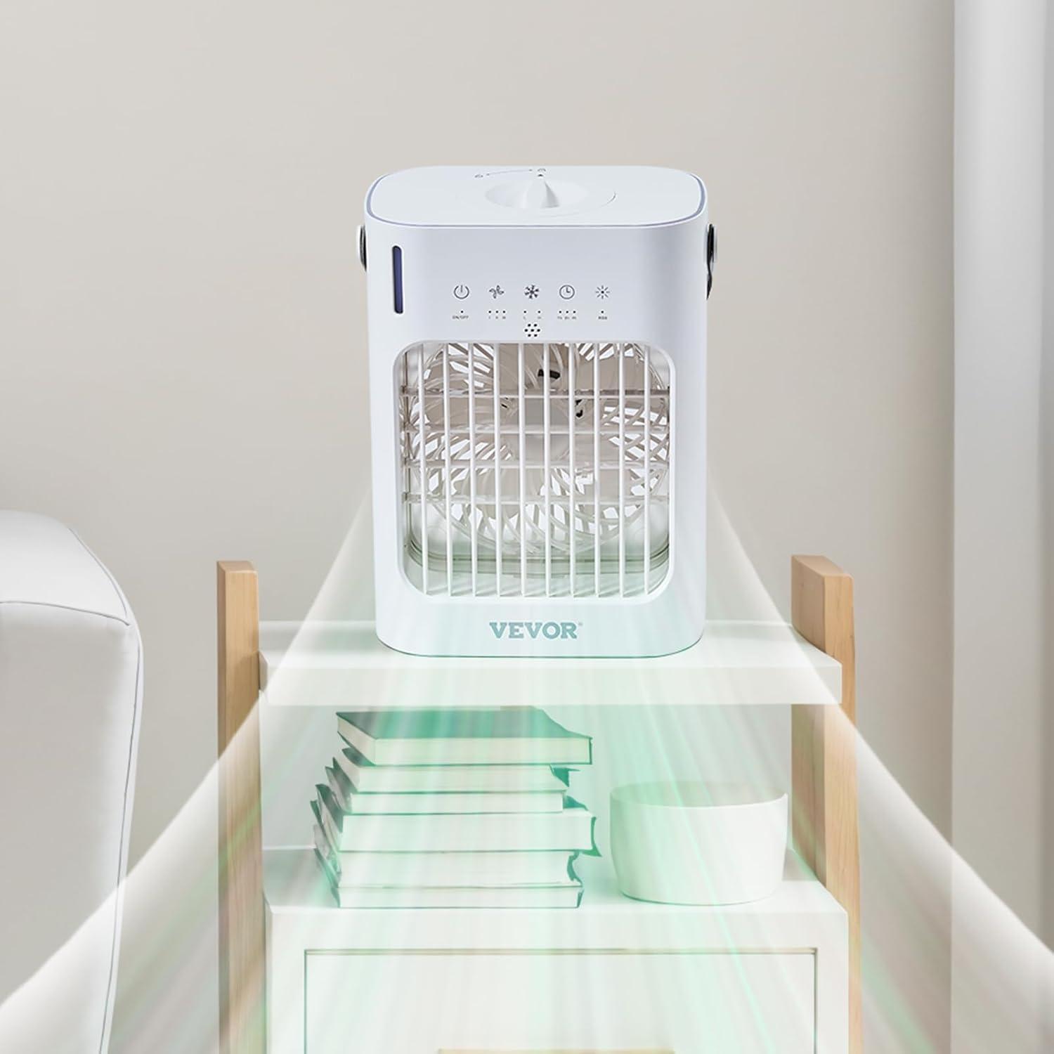 Stellweilan Tessberg Portable Air Conditioner 4-in-1 Evaporative Air Cooler 700ml Water Tank