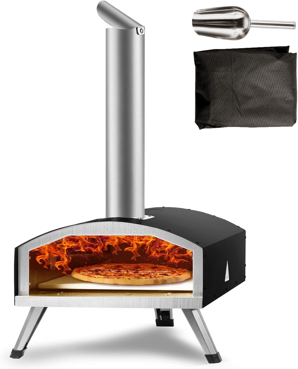 VEVOR VEVOR Stainless Steel Wood Burning Pizza Oven