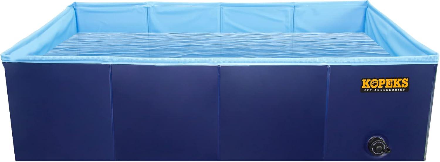 KOPEKS Portable Pool - Square - Blue - Medium