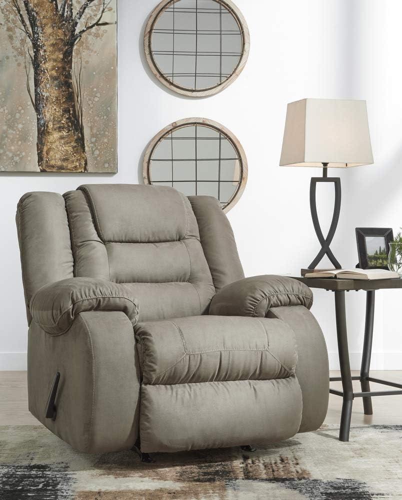 Signature Design by Ashley McCade Rocker Recliner in Cobblestone