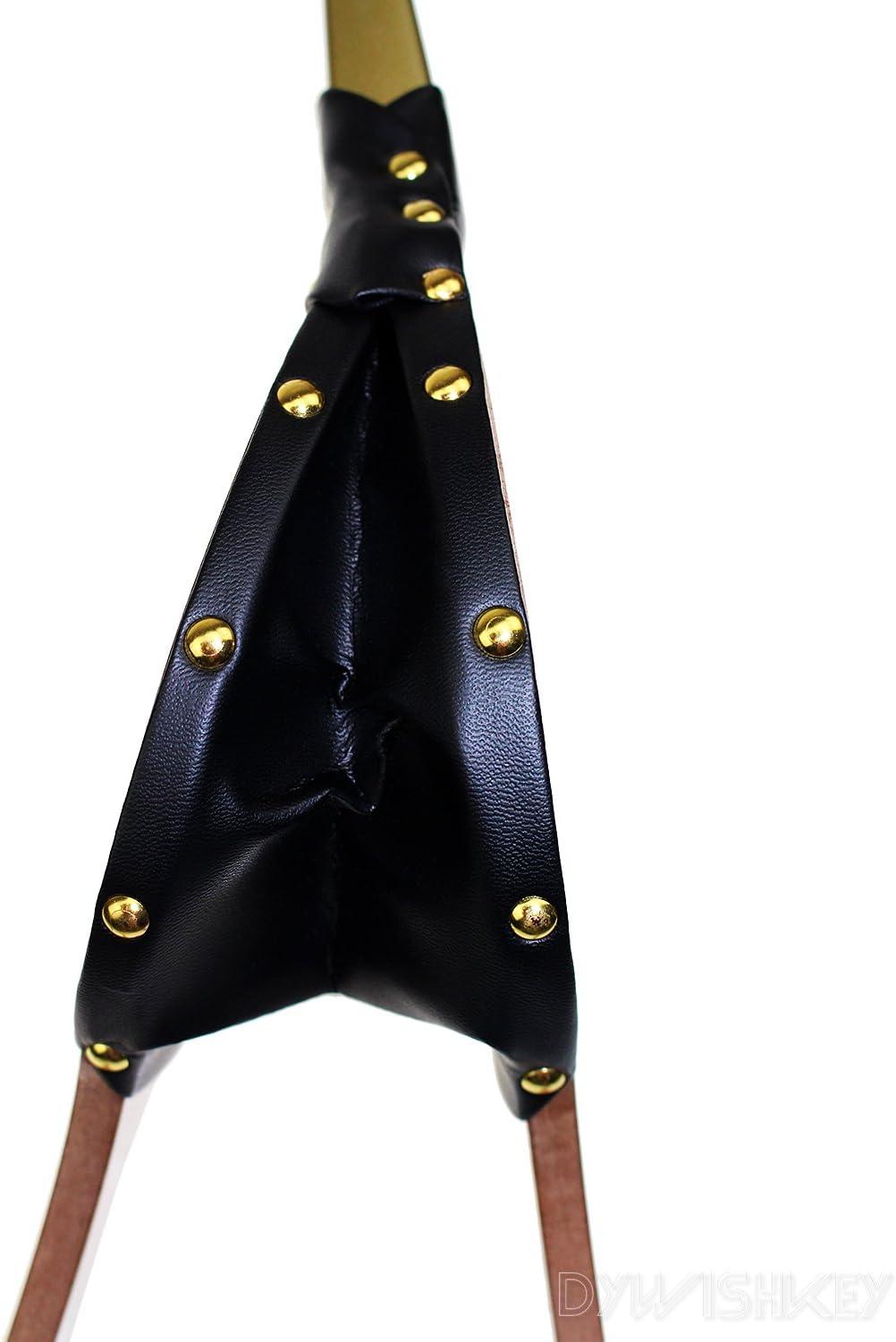 DYWISHKEY Wood Bellows, Fireplace Bellows 15.5 Inch x 7 Inch, Air Bellow Fireplace Blower Leather Bellows Fire Bellows for Fireplaces, BBQ and Camping, Bellow with Hanging Leather Strap (Brown)
