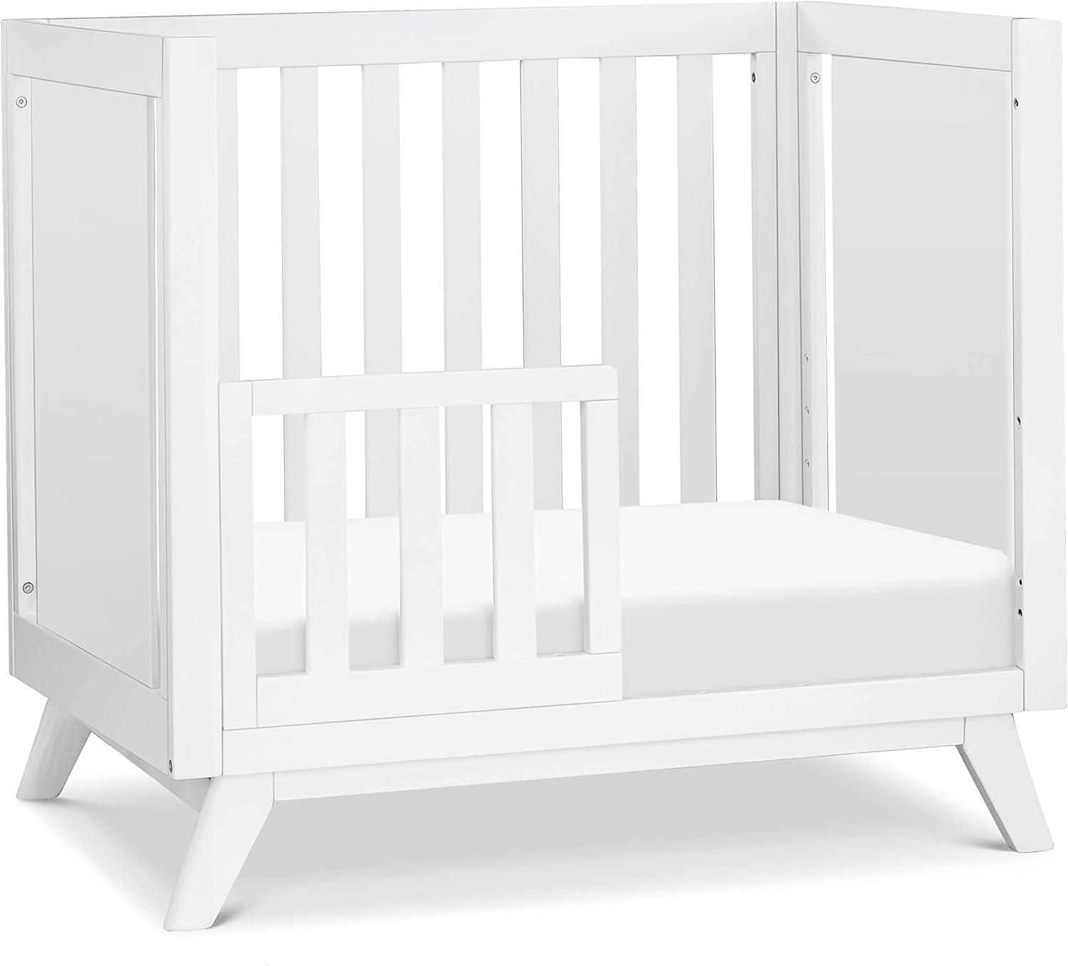 Otto 3-in-1 Convertible Mini Crib with 4" Mattress