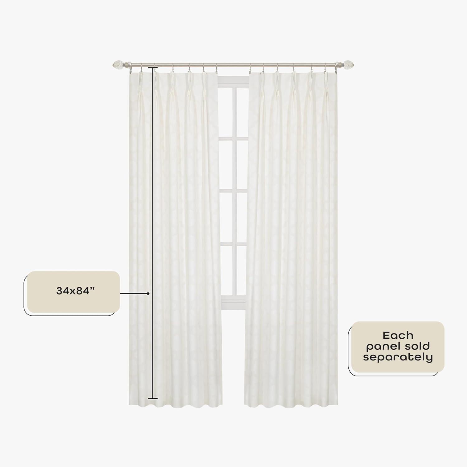 Windsor Pinch Pleat Window Curtain Panel