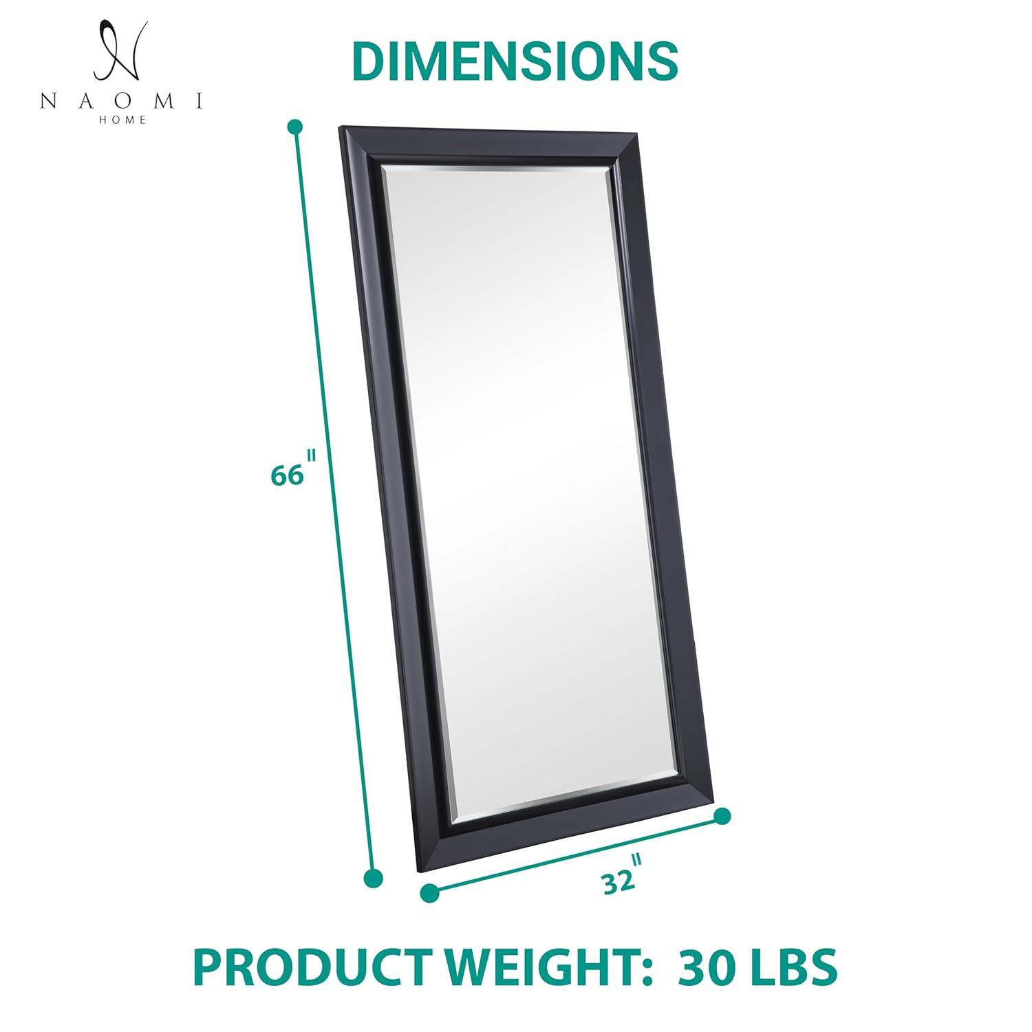 Red Barrel Studio® Chappell Beveled Full Length Huge Floor Mirror XL Mirror Large Standing Silver Floor Mirror