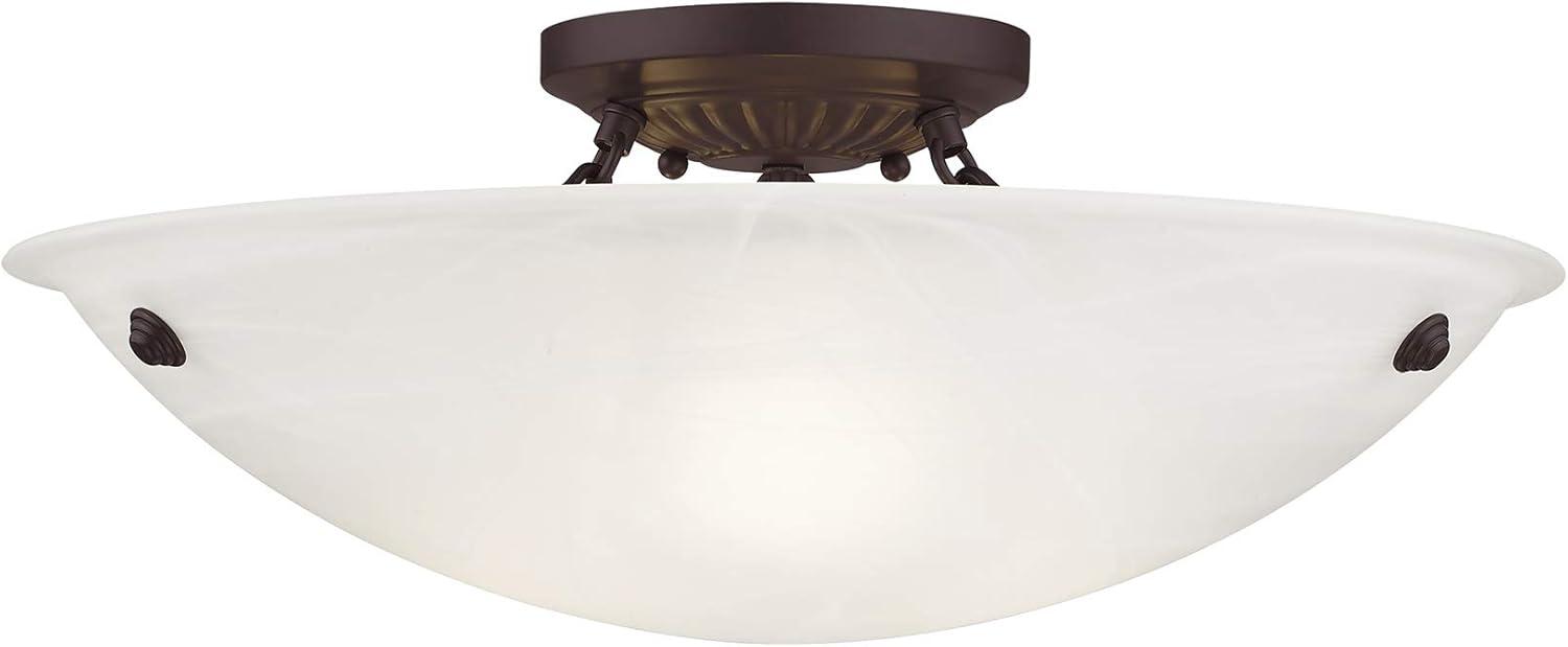 Livex Lighting Oasis 3 - Light Flush Mount in  Bronze